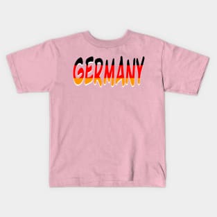 Germany in big bold print Kids T-Shirt